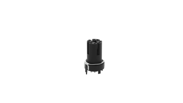 ERNI Circular Connector, 8 Contacts, Surface Mount, M12 Connector, Socket, Female, IP65, IP67, M12 Series | 474771 / 474771-E