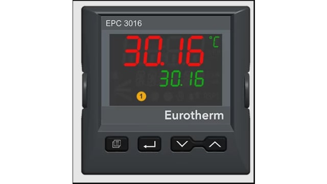 Eurotherm EPC3016 Panel Mount PID Controller, 48 x 48mm 1 Input 3 Relay, 24 V ac/dc Supply Voltage PID Controller | EPC3016/CC/VL/R2/R2