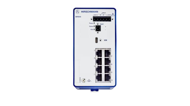 Hirschmann Managed Switch 8 Port Ethernet Switch | BRS40-00089999-STCY99HHSESXX.X.XX