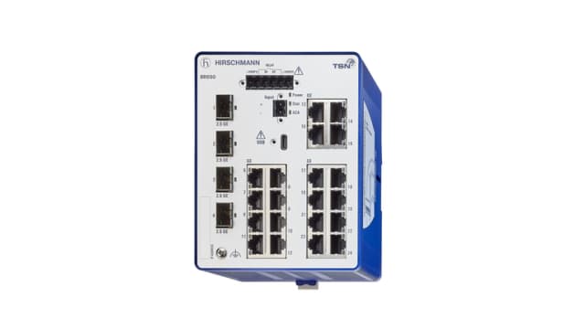Hirschmann Managed Switch 24 Port Ethernet Switch | BRS50-00242Q2Q-STCY99HHSESXX.X.XX