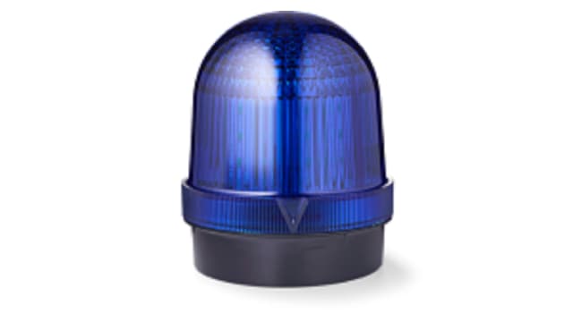 AUER Signal TDF Series Blue Multi Strobe Beacon, 230-240 V ac, Horizontal, Tube or Vertical, LED Bulb, IP66 | 859515313
