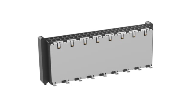 ERNI Vertical Surface PCB Socket, 50-Contact, 2 Row, 1 mm Pitch Solder | 354180