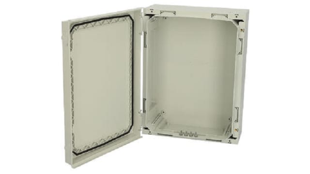Fibox NEO PC Series Light Grey Light Grey Lid Polycarbonate Enclosure, IP66, IP67, IK09 420 mm, 150 mm, 320 mm | NEO PC 423215 G