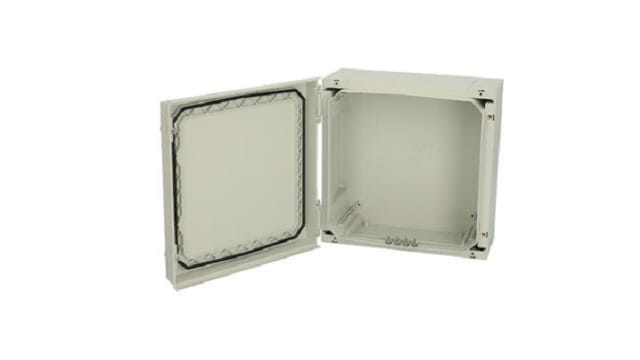 Fibox NEO Series Light Grey Light Grey Lid ABS Enclosure, IP66, IP67, IK08 320 mm, 150 mm, 320 mm | NEO ABS 323215 G