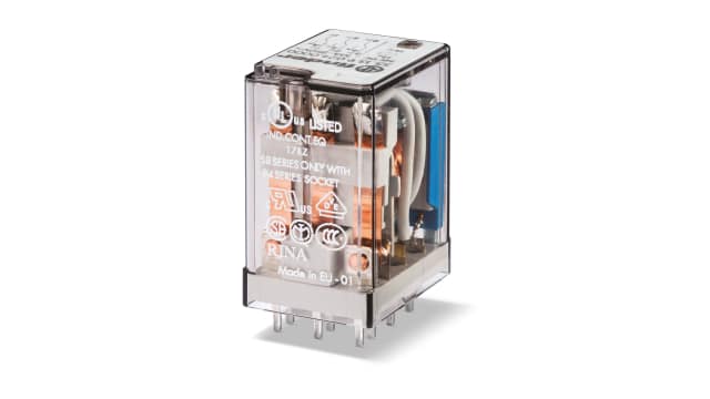 Finder PCB Mount Relay, 120V ac Coil, 10A Switching Current, 3PDT, 3PDT | 551381200000