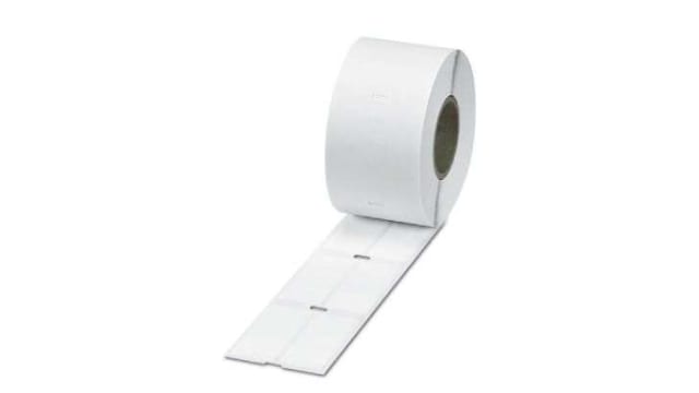 Phoenix Contact WML 12 (25X19)R on White Label, 57.15 m Length, 25.4 mm Width | 0800076