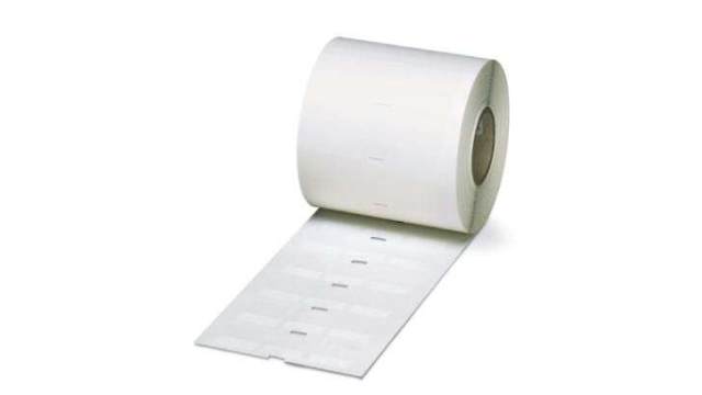 Phoenix Contact WML 5 (25X10)R on White Label, 25.4 m Length, 25.4 mm Width | 0817523