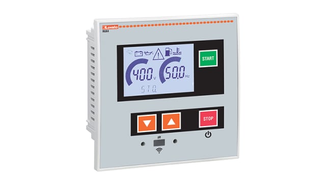 Lovato LCD Digital Panel Multifunction Meter for TRMS Current, TRMS Voltage, Frequency,  110 mm  x 110 mm | RGK400SA