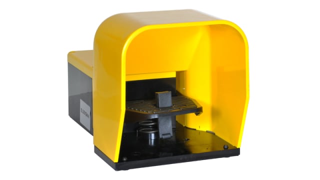 Lovato Foot Switch Momentary Foot Switch - Plastic Case Material, SPDT, 10 A Contact Current, 600V Contact Voltage | KG210S11