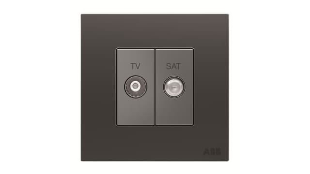 ABB Female 2 Outlet Socket, Flush | 2CLA625009N1501