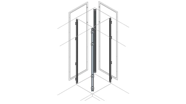 ABB AM2 Series Galvanised Steel Enclosure Profile, 46.4 mm W, 46.4 mm H, 2 m L For Use With IS2 Enclosures | EM2005