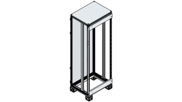 ABB AM2 Series Sheet Steel Metal 1-Door Floor Standing Enclosure, Opaque Door, IP65 600 mm, 1000 mm 1800 mm | ES1860MFK