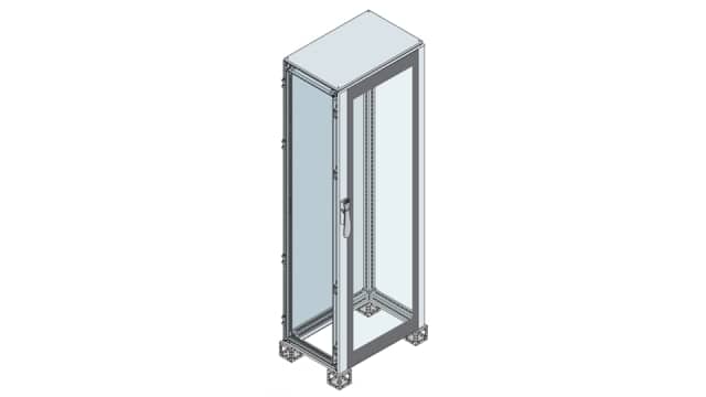 ABB AM2 Series Sheet Steel 1-Door Floor Standing Enclosure, Transparent Door, IP65 500 mm, 600 mm 2000 mm | ES2065VK