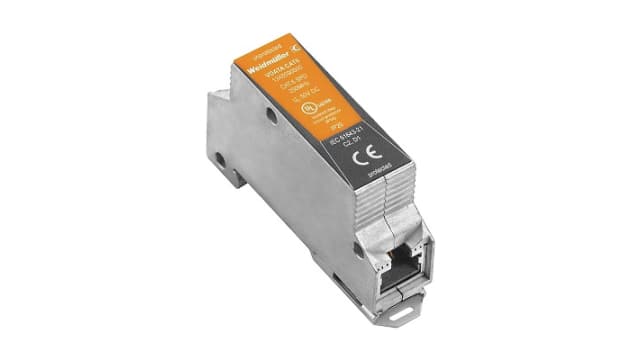 Weidmüller, 1348 Surge Suppressor Unit 48V Maximum Voltage Rating 10 kA Maximum Surge Current Cat-6 Surge Protector | 1348590000