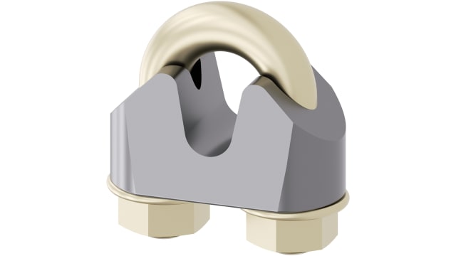 Siemens Steel 4 mm Diameter Wire Rope Clamp | 3SE7942-1AA