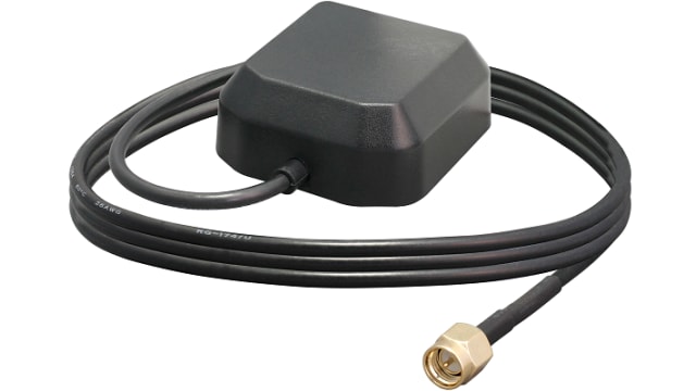 Linx ANT-GNRM-L15A-3 Square GPS Antenna with SMA Male Connector, GPS | ANT-GNRM-L15A-3