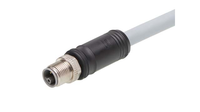 Brad from Molex Male 4 way Straight to Sensor Actuator Cable, 1 m | 1205000214