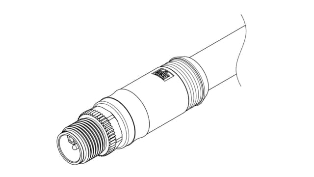 Brad from Molex Male 4 way Straight to Sensor Actuator Cable, 10 m | 1205000218