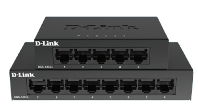 D-Link 5-Port Gigabit Unmanaged Desktop Switch DGS-105, Unmanaged 5 Port Gigabit Switch, UK | DGS-105GL/B