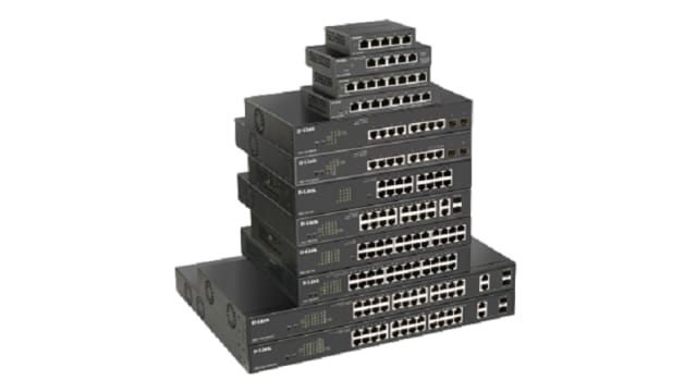 D-Link 5-Port Gigabit Smart Managed Switch, Smart 5 Port Gigabit Switch, UK | DGS-1100-05V2/B