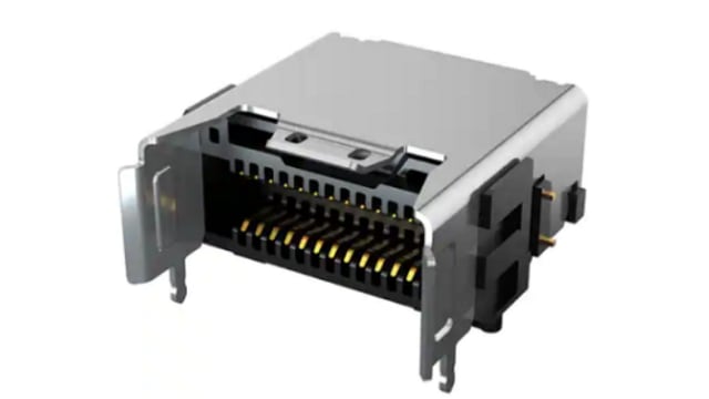Samtec ARF6 Series Straight Surface PCB Socket, 8-Contact, 2 Row, 0.635 mm Pitch Solder | ARF6-08-S-RA-TR-1