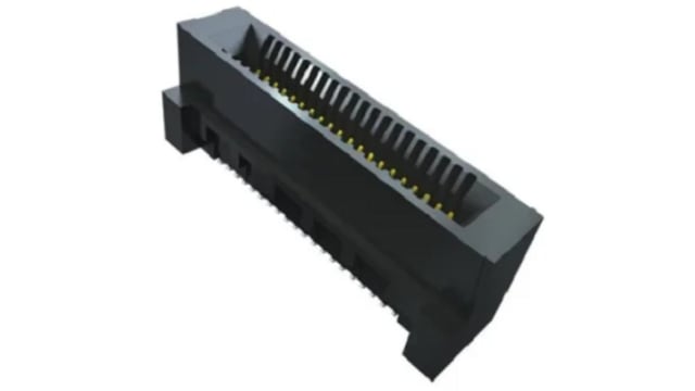 Samtec HSEC8 Series Vertical Edge Connector, Surface Mount, 100-Contacts, 0.8 mm Pitch, 2 Row | HSEC8-150-01-L-DV-A-1