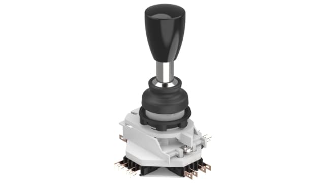 EAO 2 Contacts-Axis Joystick Switch Lever, Momentary, IP65 250V ac | 44-800.2