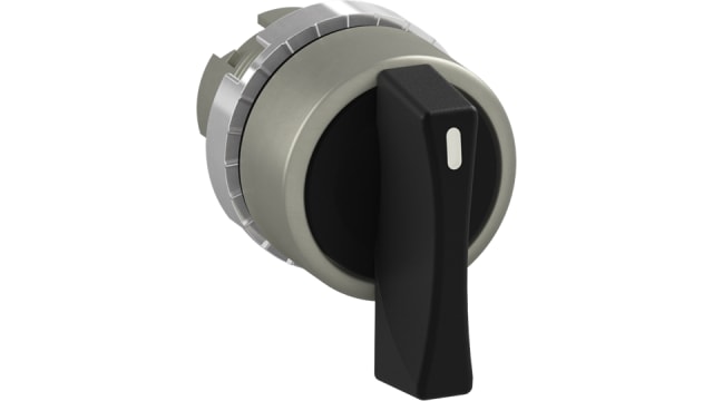 ABB 1SFA1 Series Black Maintained Push Button Switch, IP66 | 1SFA184370R9006