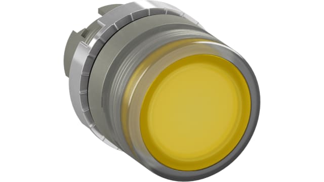 ABB 1SFA1 Series Yellow Momentary Push Button Switch, IP66 | 1SFA184523R9103