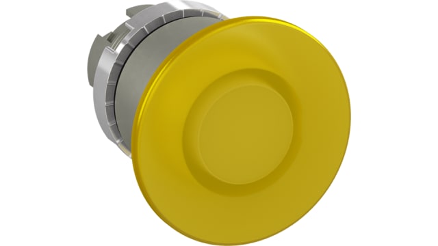 ABB 1SFA1 Series Yellow Momentary Push Button Switch, 40 mm Cutout, IP66 | 1SFA184553R9103