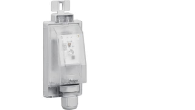 Hager ÉLECTRONIQUE Lighting Controller Sensor Switch, Twilight, Surface Mount, 48 mm Diameter | EEN003