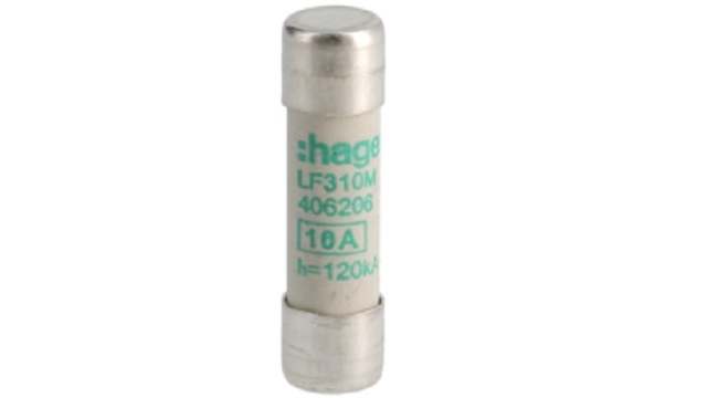 Hager 10 A Cartridge Fuse, 10 x 38 mm | LF310M