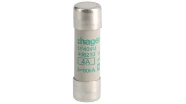 Hager 4 A Cartridge Fuse, 14 x 51 mm | LF404M