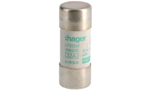 Hager 32 A Cartridge Fuse, 22.2 x 58 mm | LF532M