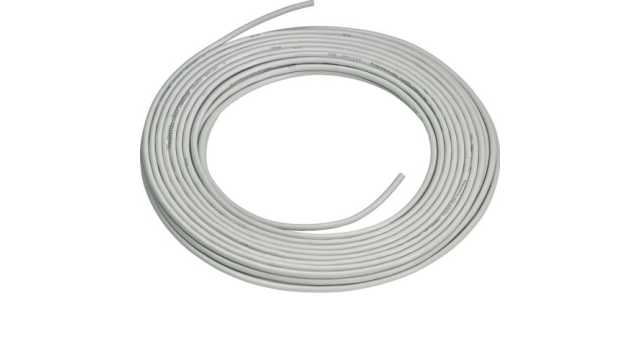 Hager HTG485H Bus Cable, 0.25 mm² CSA, Screened, 25 m, Grey Tetrafluoroethylene Sheath | HTG485H