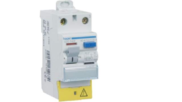 Hager CDC RCD Switch, 40A, 2 Pole, 30mA, Type AC, 230V | CDC742F