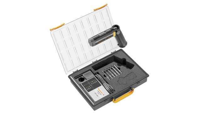 Weidmüller Cordless Torque Screwdriver Set Torque Screwdriver, 0.3 to 3 Nm, 1/4 in DIN 3126 Drive | 9007470000