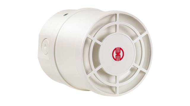 Werma 140 Series Wall Mount Electronic Sounder, 9 → 28 V, 105dB at 1 m, IP65, Vdc, 32-Tone | 140.950.50