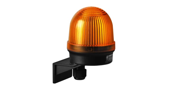 Werma 203 Series Yellow Continuous lighting Beacon, 12 → 230 V, Wall Mount, Filament Bulb, IP65 | 203.300.00