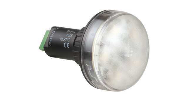 Werma 239 Series Blue, Green, Red, White, Yellow Continuous lighting Beacon, 24 V, Built-in Mounting, LED Bulb, IP65 | 239.480.55