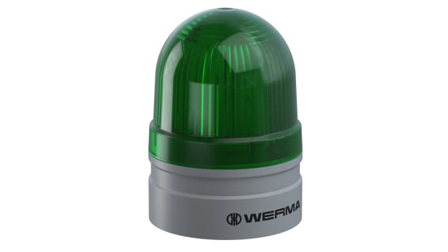 Werma 260 Series Green Flashing Light Module, 12 V, Multiple, Xenon Bulb | 260.220.74