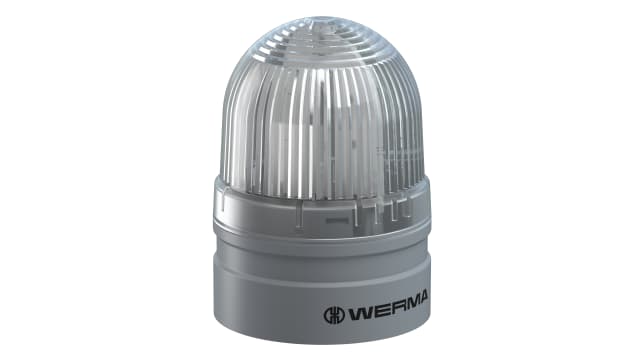 Werma 260 Series Clear Flashing Light Module, 24 V, Multiple, LED Bulb | 260.420.75