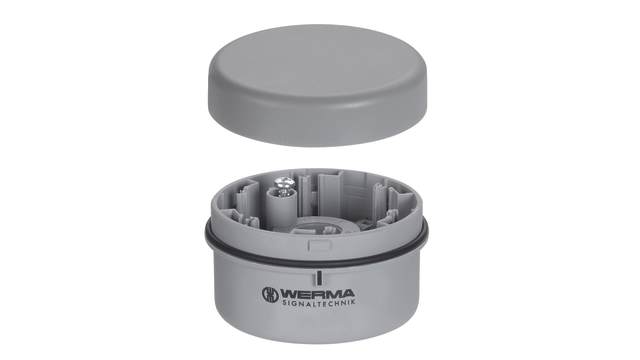 Werma KS71 Series Grey Terminal Element for Use with KombiSIGN 71, 12 → 230 V, AC/DC, IP65 | 640.910.00