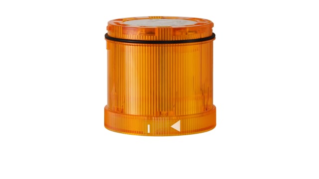 Werma KS71 Series Yellow Continuous lighting Effect Flashing Light Element, 12 V, LED Bulb, DC | 644.300.54