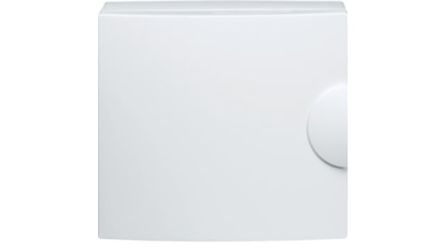 Hager Plastic RAL 9010 Plain, 50 mm H, 50 mm W, 30 mm D, 225 mm L for Use with Control Panel GA01N | GP112PN