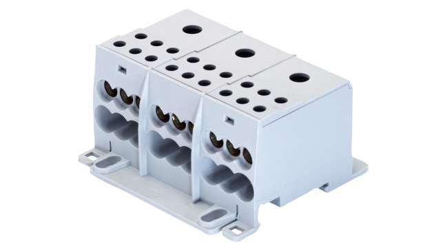 Socomec Distribution Block, 4 Way, 690 V, 125A, White | 54114112