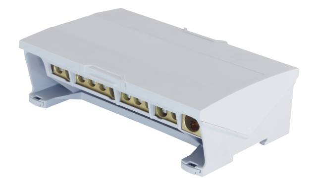 Socomec Distribution Block, 12 Way, 690 V, 125A, Transparent | 54214011