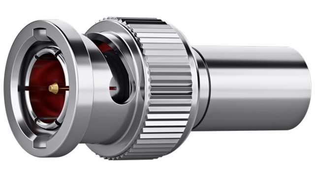 Telegartner G27 (1.0/4.6-6.7) Series Cable Male BNC, 75 Ω, Straight Body Crimp | J01002B0090