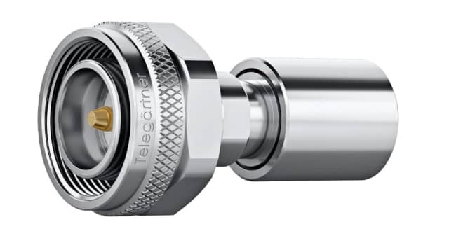 Telegartner 50 Ω Straight Low Power RF Terminator, Cable, 6 GHz, 2 W Average Power Rating, Coaxial | J01444A0012