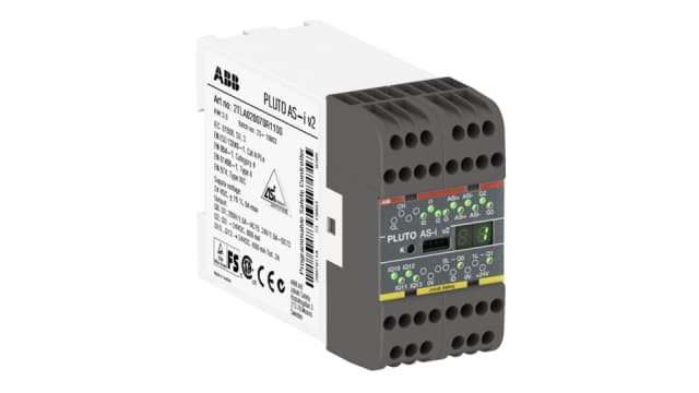 ABB AS-i v2 Pluto Series Safety Controller, 8 Safety Inputs, 4 Safety Outputs, 24 V dc | 2TLA020070R1100